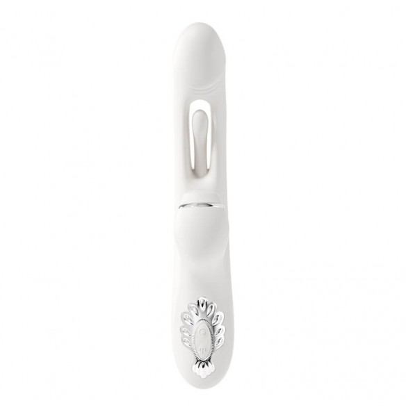 MizzZee - Swing Heating Slapping Tongue Vibration Wand (Chargeable - White) MizzZee - Swing Heating Slapping Tongue Vibration Wand (Chargeable - White)